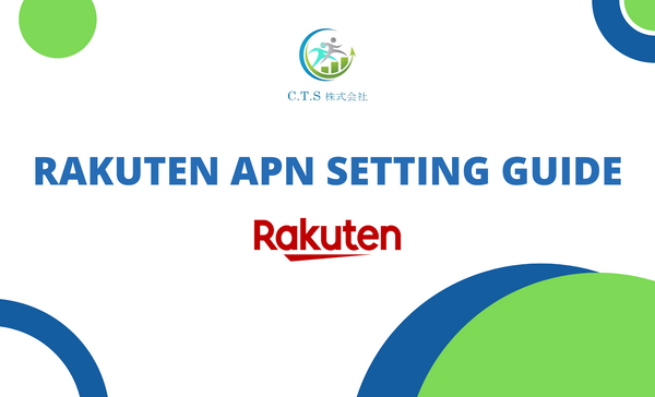 SETTINGS NG APN - RAKUTEN SIM CARD